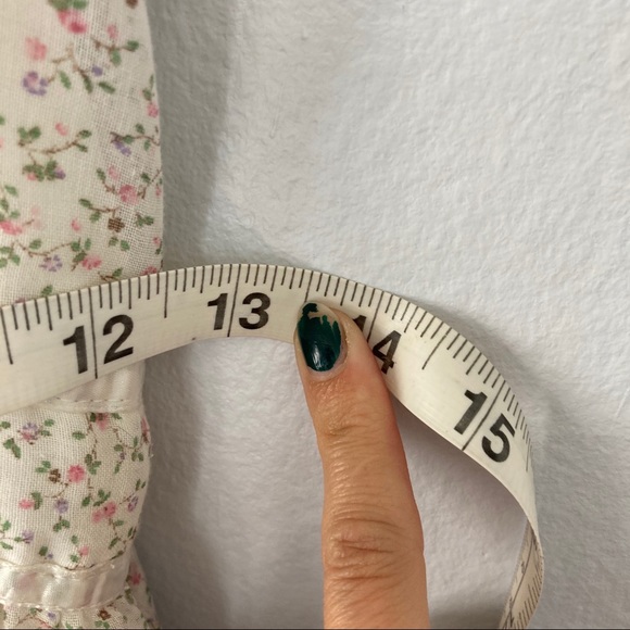 Gunne Sax Ivory Calico Maxi Dress - Picture 9 of 11